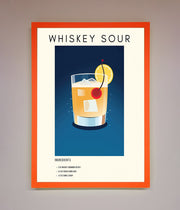 Whiskey Sour Framed Poster-10