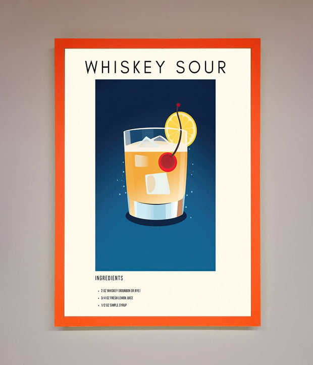 Whiskey Sour Framed Poster-10
