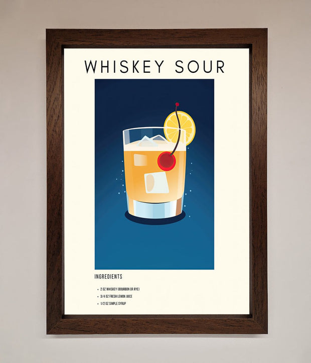 Whiskey Sour Framed Poster-4
