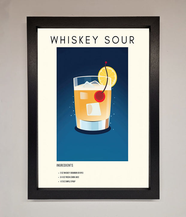 Whiskey Sour Framed Poster-1