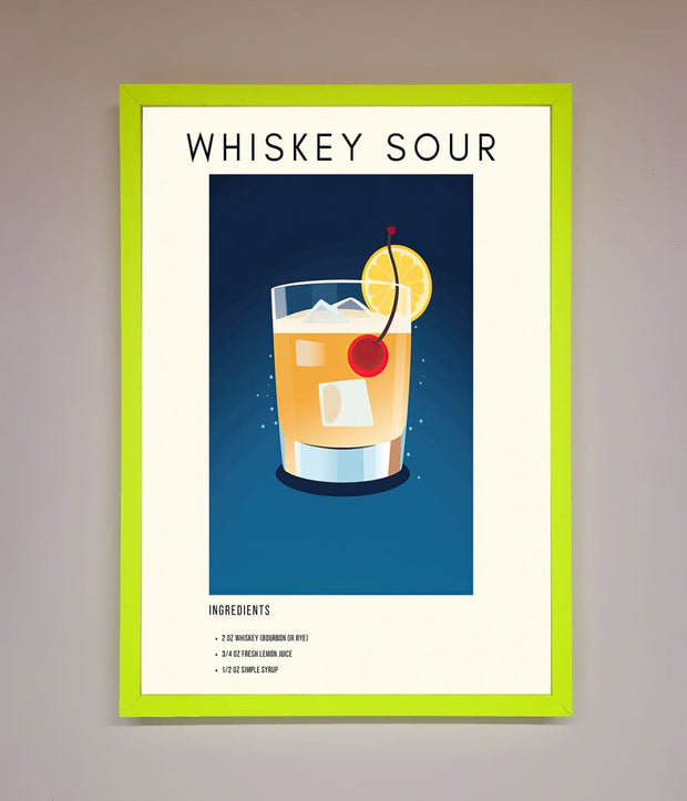 Whiskey Sour Framed Poster-12