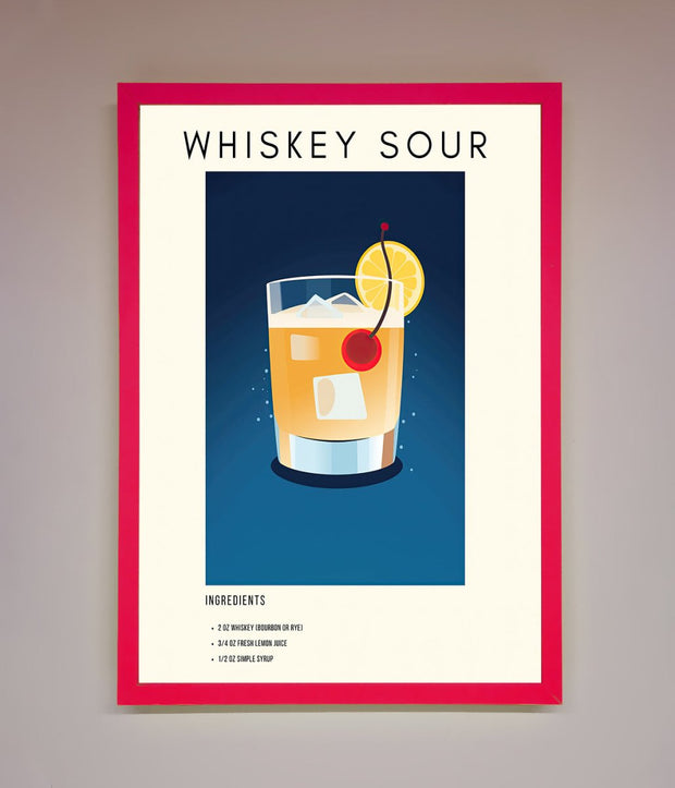 Whiskey Sour Framed Poster-13