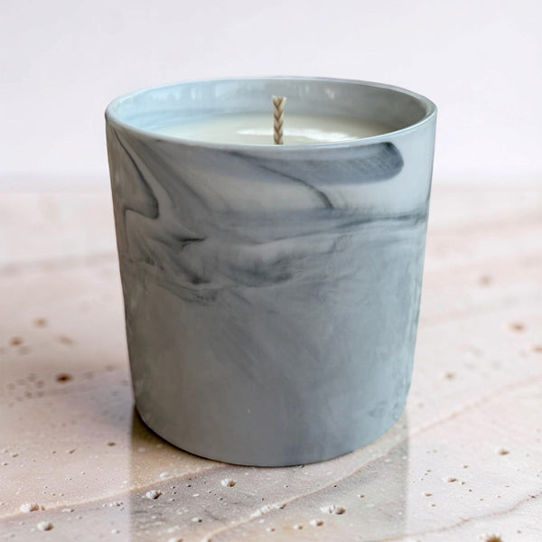 Marble Glaze Ceramic Candle | Classic Fragrances-0