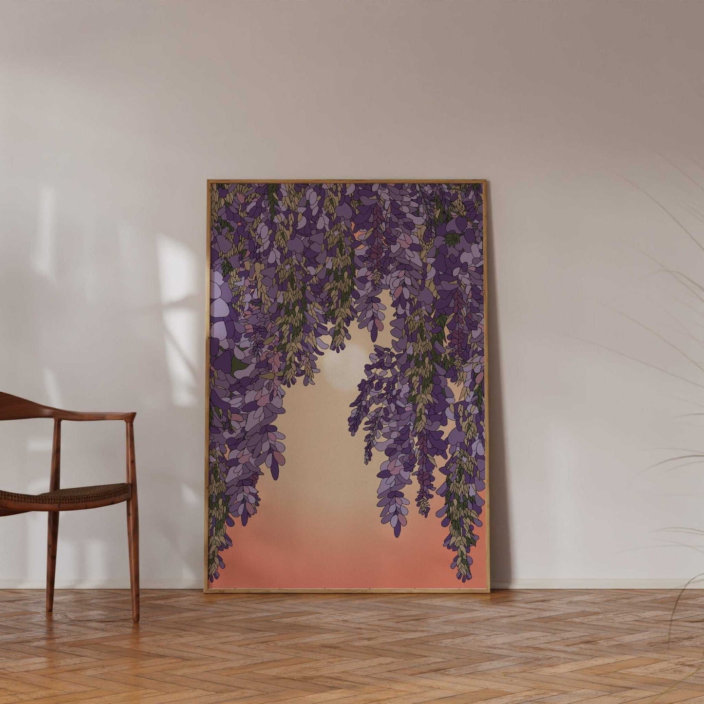 Wisteria and Sun Art Print-2