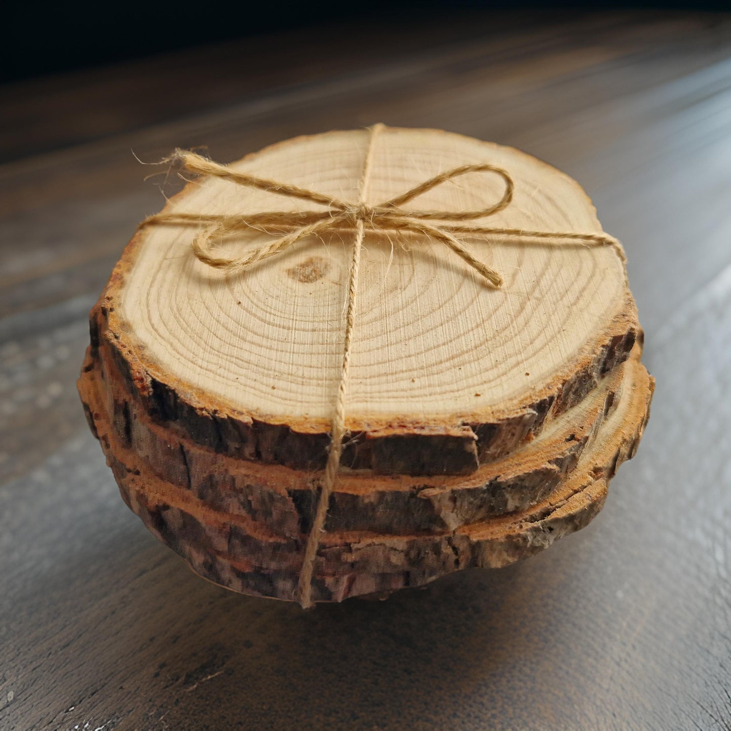 Wooden Candle Coaster | Set of 4-3