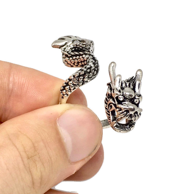 Asian Dragon Wraparound Ring-2