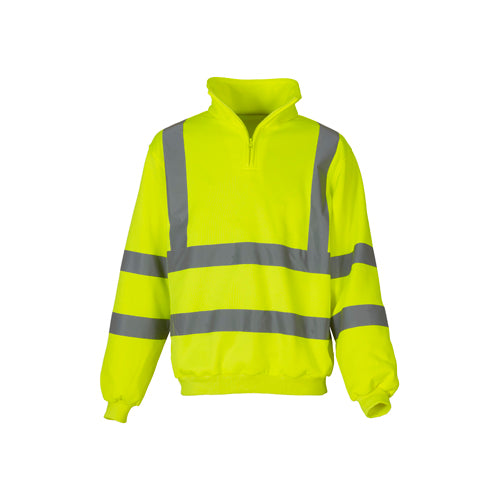 Yoko HVK06 Hi Vis Zip Sweatshirt-2