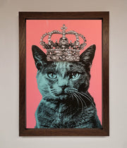 Your Majesty Cat Framed Print-9
