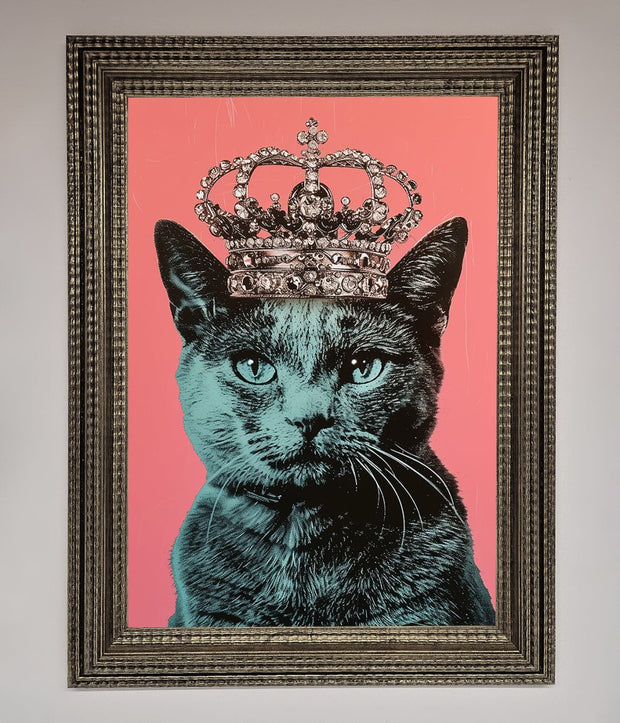 Your Majesty Cat Framed Print-16