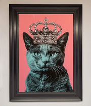 Your Majesty Cat Framed Print-0