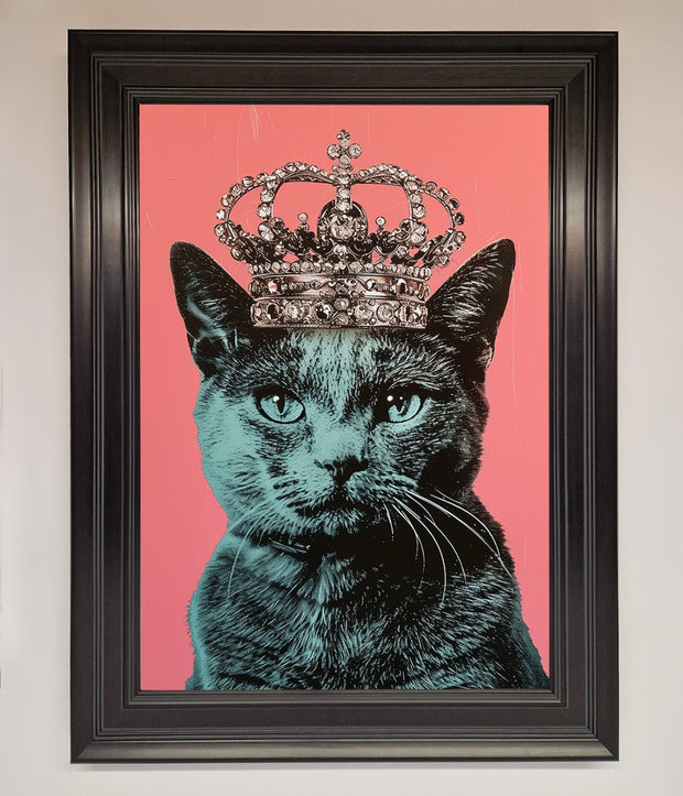 Your Majesty Cat Framed Print-0