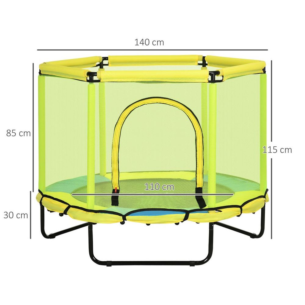 Enclosure Net Bungee Gym, Yellow