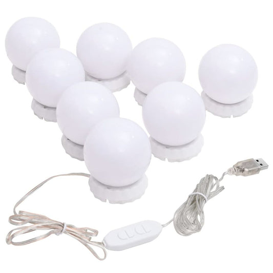 8 LED Light Bulbs Warm White