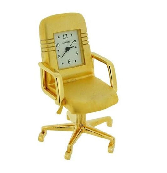 Miniature Clock Office Swivel Chair