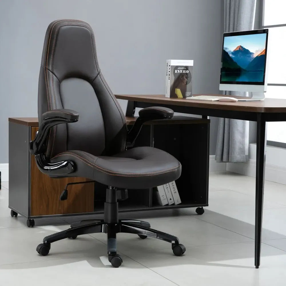 PU Leather Office Chair High Back Swivel Office Chair