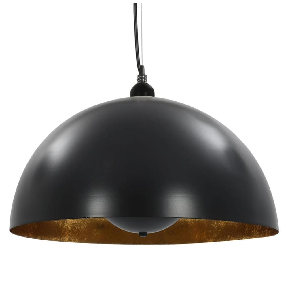 Ceiling Lamps 2 pcs Black