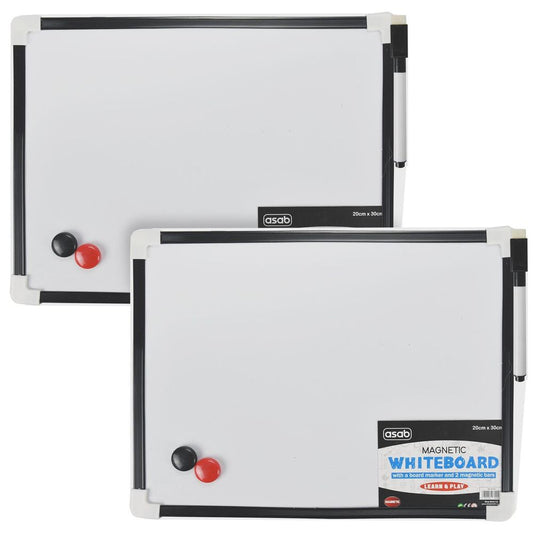 2X A4 Magnetic Whiteboard