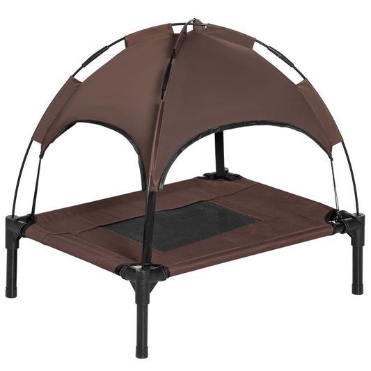 61 cm Elevated Pet Bed Dog Cot Tent