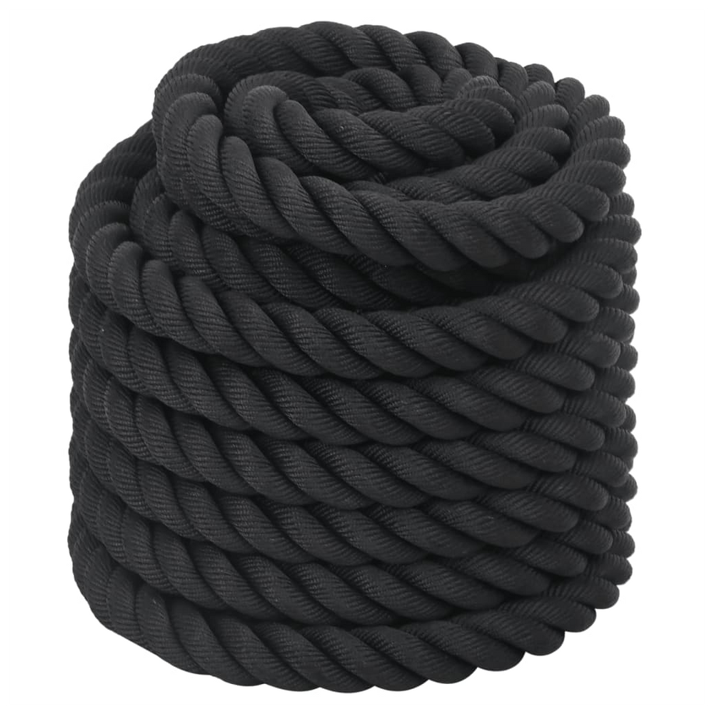 vidaXL Battle Rope Black 15