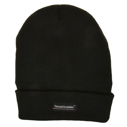 Thermal Insulation Winter Beanie Hat - Black FAS/017