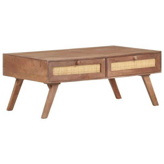 Coffee Table 100x60x40 cm Solid Mango Wood - Memoriex