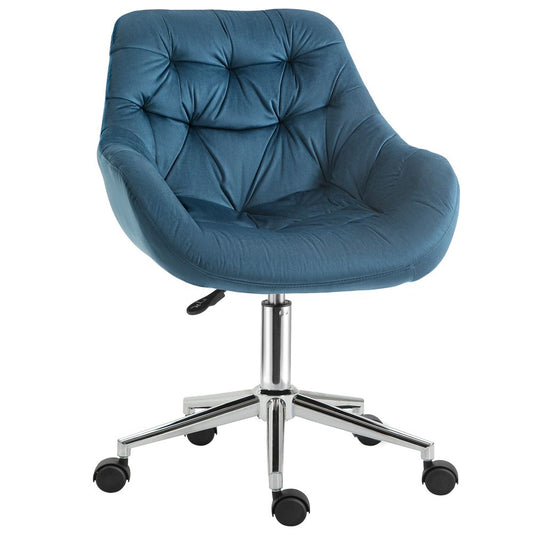 Velvet Home Office Chair Comfy Desk Chair