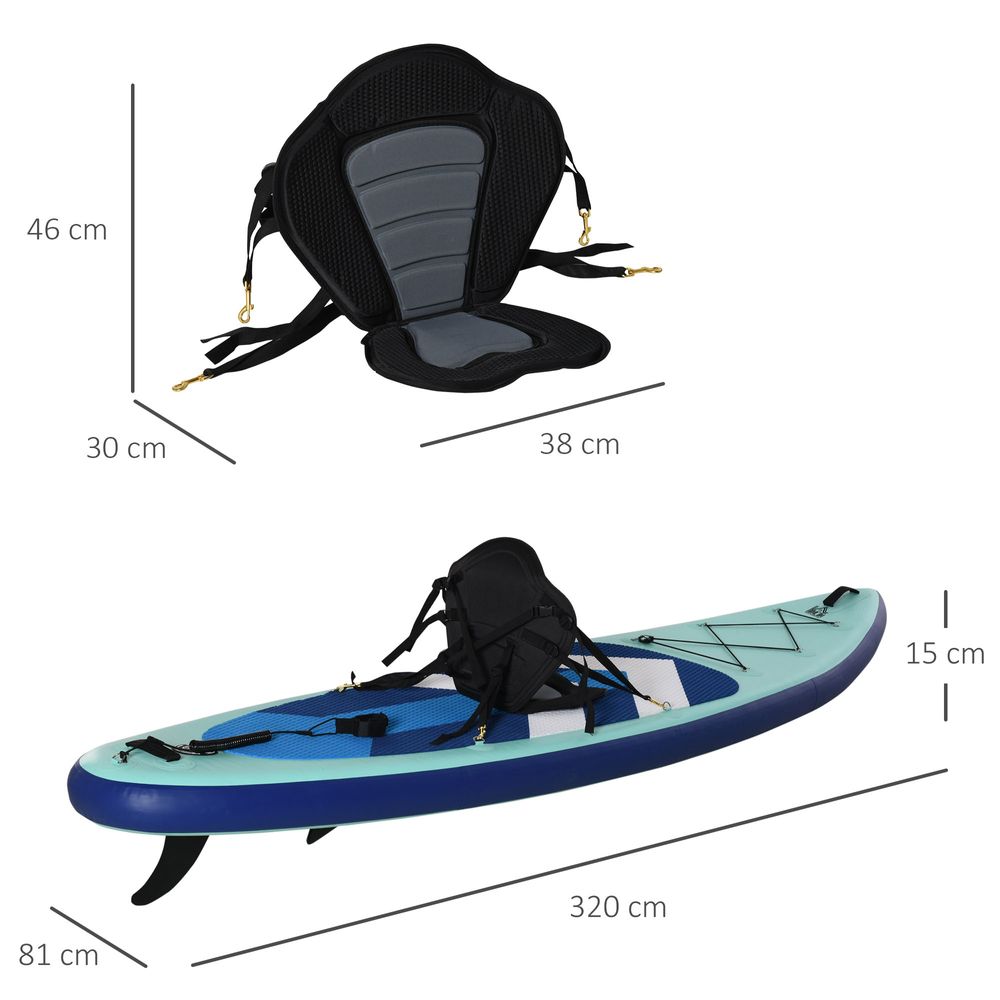 Paddle Board Kayak Conversion Adults HOMCOM