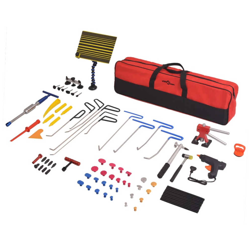 vidaXL 80 Piece Paintless Dent Repair Set Stainless Steel - Memoriex