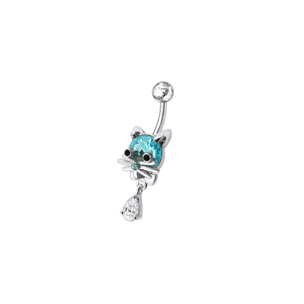 Jeweled Cat Dangling Navel Banana