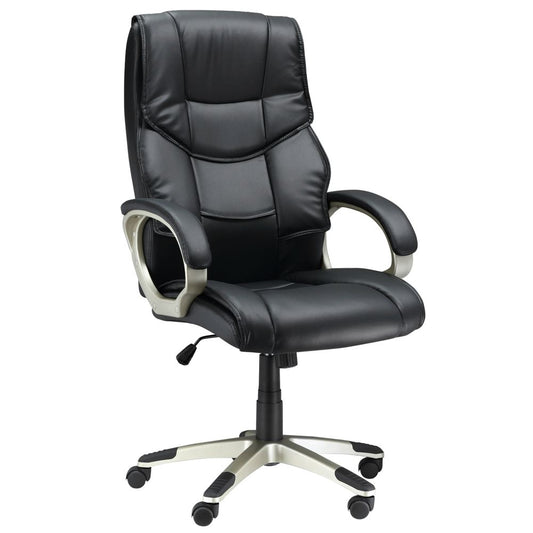 Executive Computer Office Desk Chair PU Leather Swivel Chairs High Back