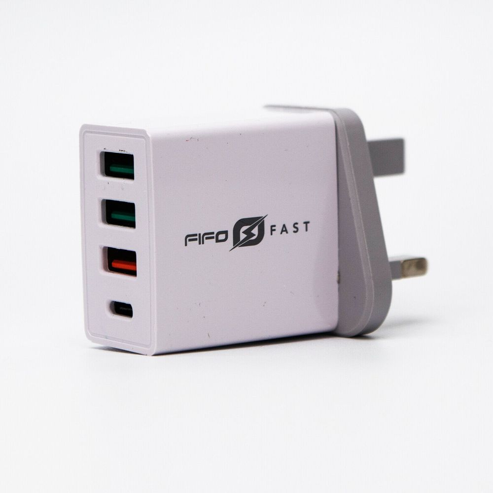 4 Multi-Port Fast PD Quick Charge QC 3