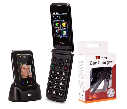 TT950 3G Flip Android Simple Whatsapp Mobile Phone &