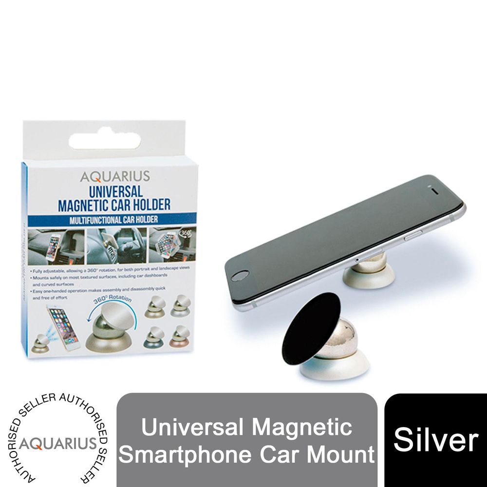 Aquarius Universal Magnetic Smartphone CarMount PhoneHolder 360°Degree Rotatable