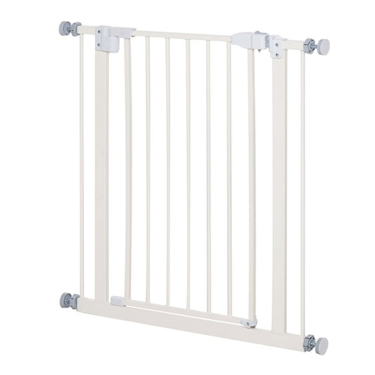 74-80cm Adjustable Metal Pet Gate Safety Barrier