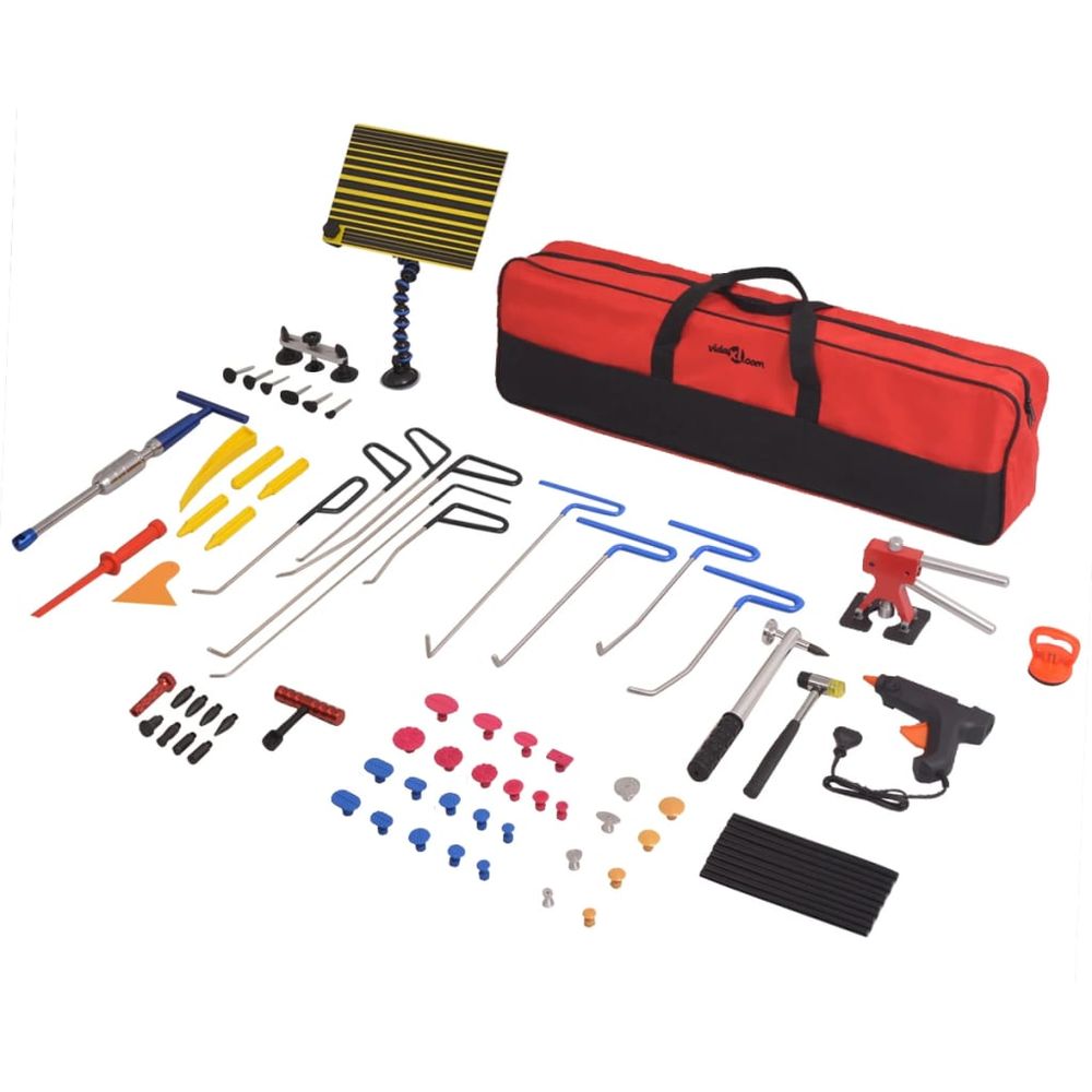 vidaXL 80 Piece Paintless Dent Repair Set Stainless Steel - Memoriex