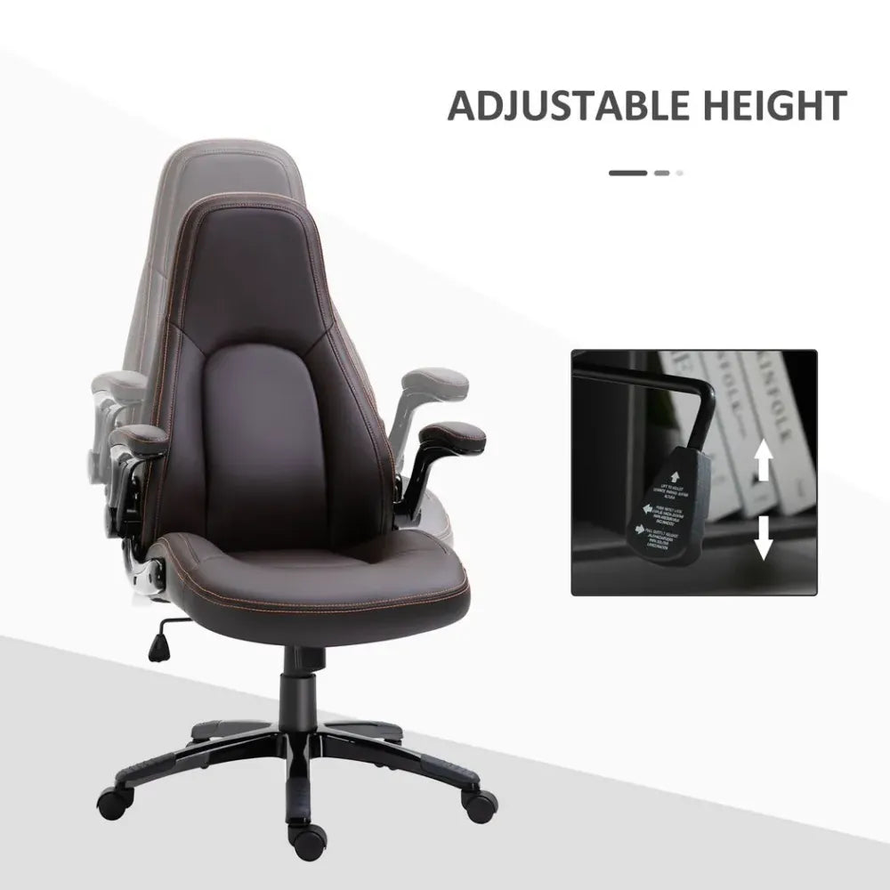 PU Leather Office Chair High Back Swivel Office Chair