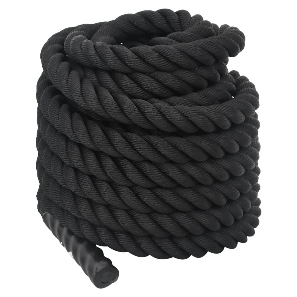 vidaXL Battle Rope Black 15