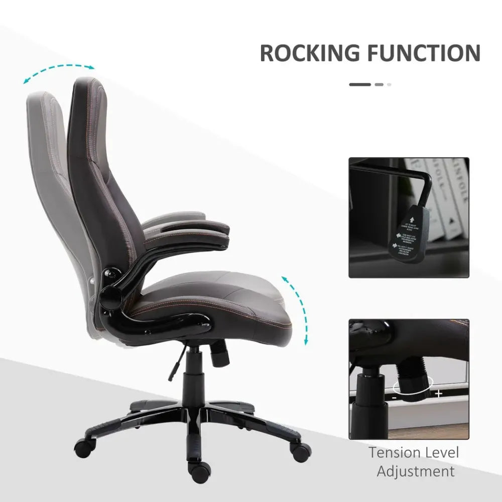 PU Leather Office Chair High Back Swivel Office Chair