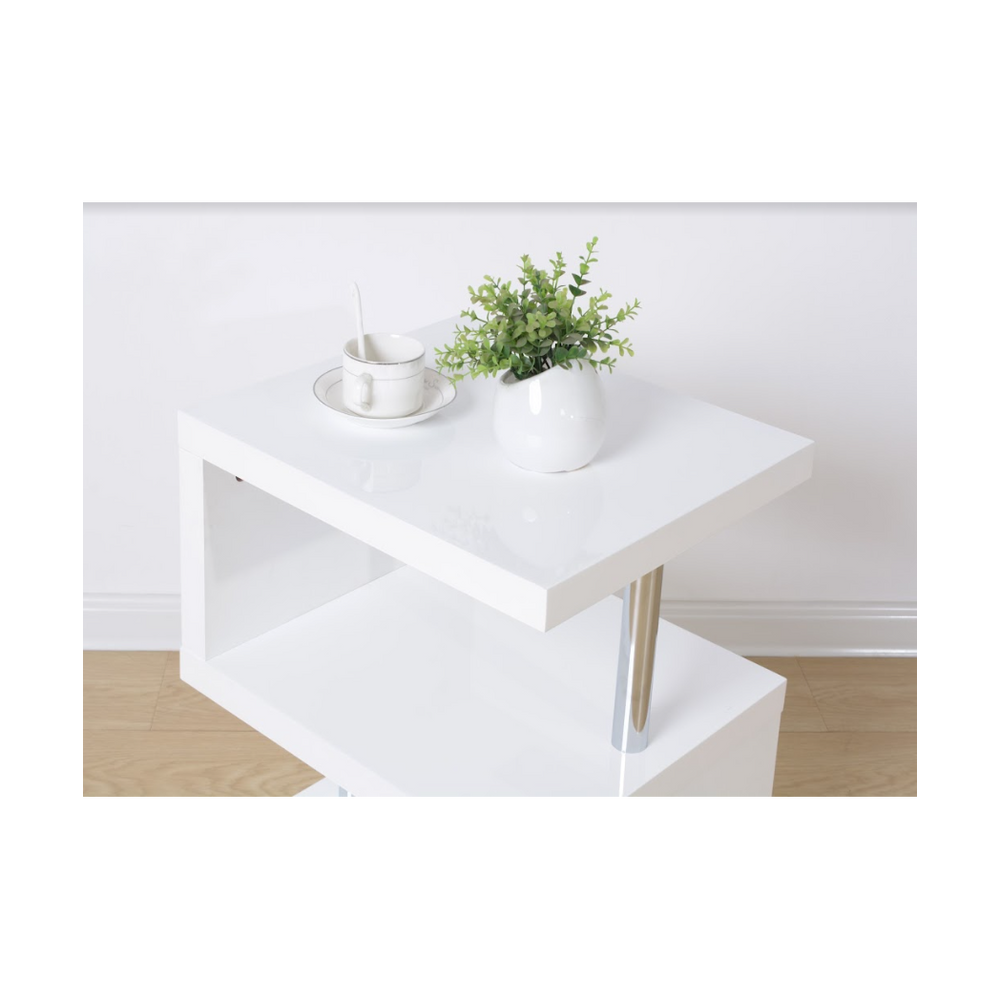 3 Layer WHITE Coffee Table